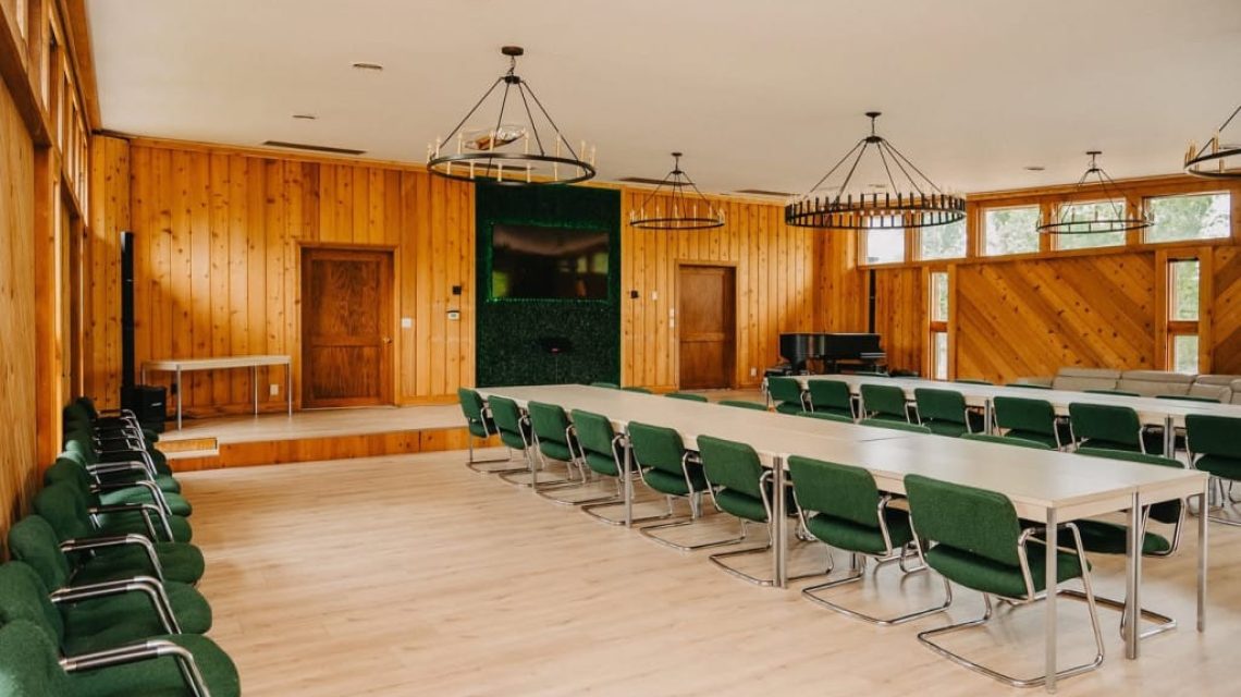Old Mill Retreat Center 2 ballroom old mill village